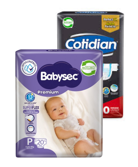 PAÑALES BEBE Y ADULTO