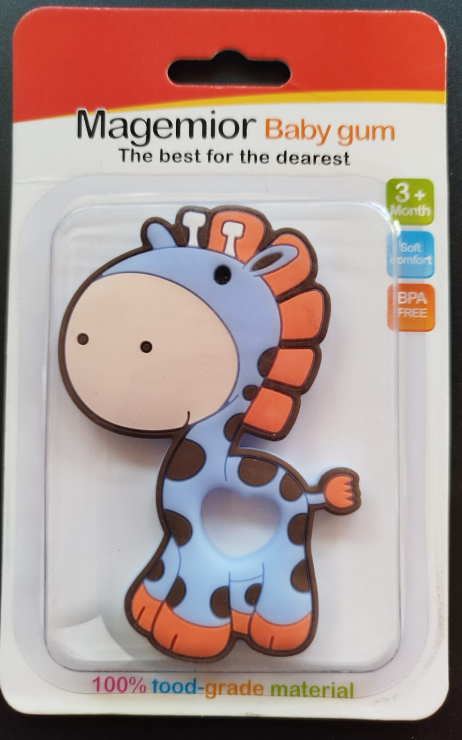 MORDEDOR JIRAFA GOMA PLANO