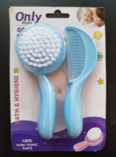 CEPILLO + PEINE AZUL