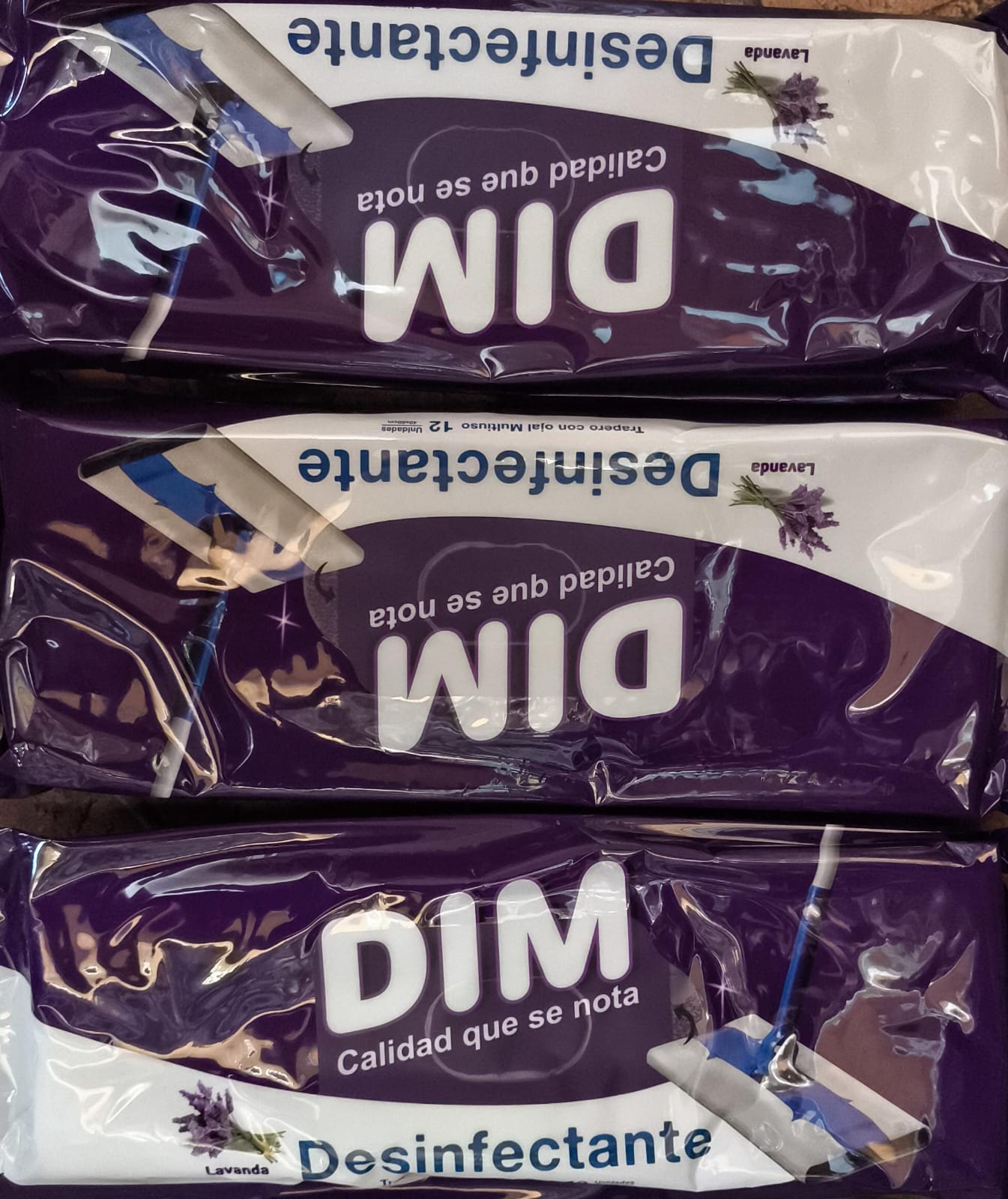 DIM TRAPERO HUMEDO DESINFECTANTE 12 UNID.