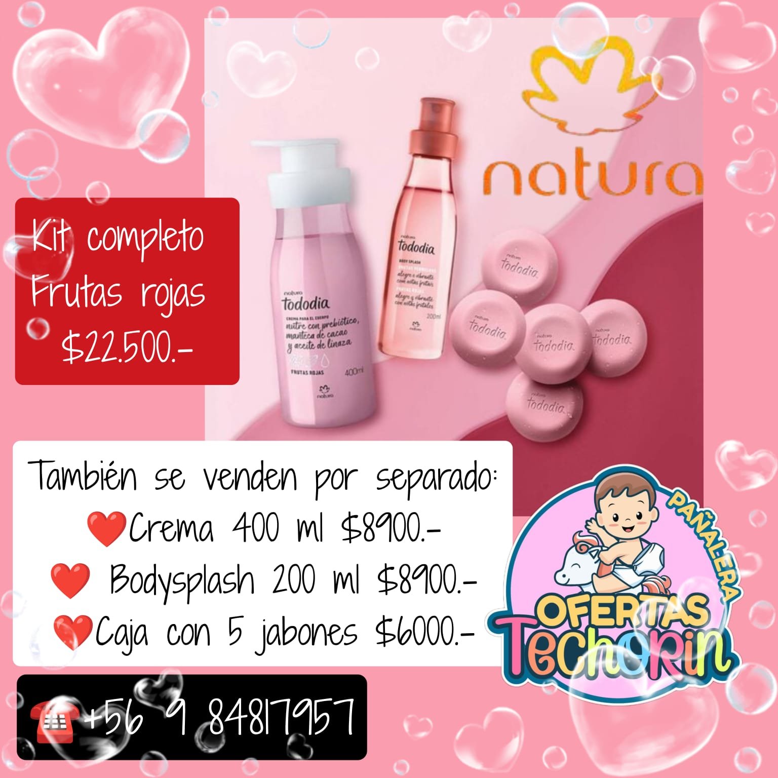 Kit Productos Tododía Natura (descripción en la imagen)