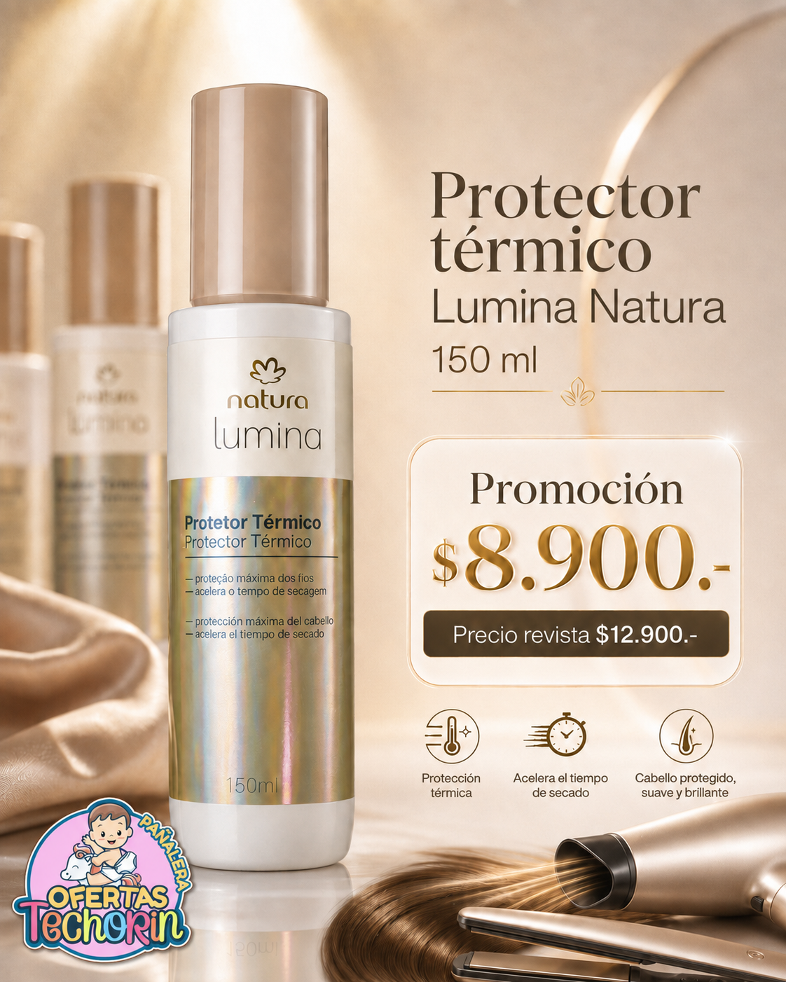 PROTECTOR TERMICO LUMINA DE NATURA 150 ML (OFERTA)